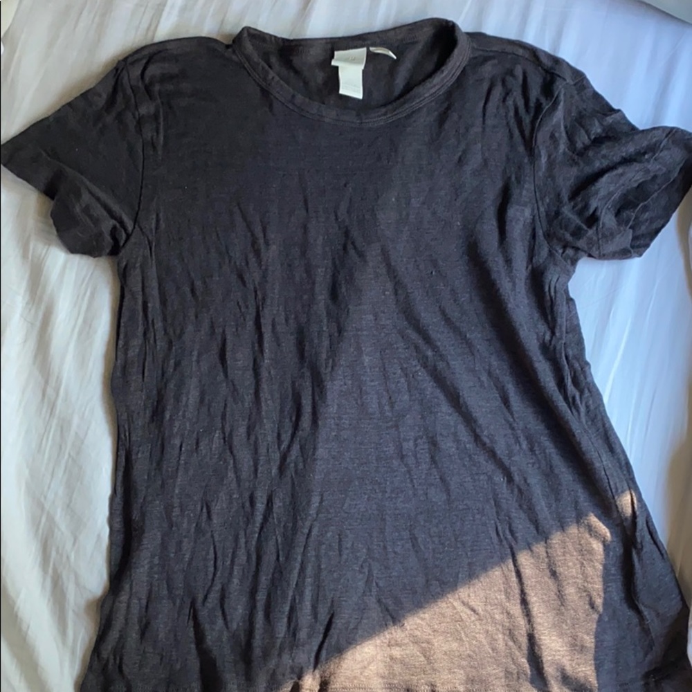 h and m comfy lounge linen tshirt